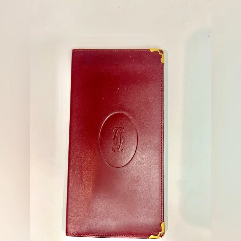 Vintage Cartier Bifold Long Wallet